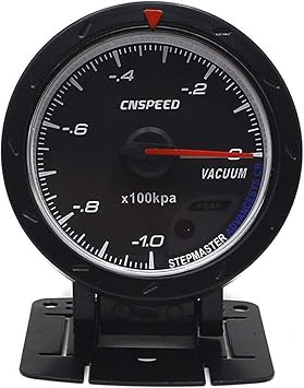 Amazon Com 60mm 12v Car Vacuum Gauge 1 0 Vacuum Meter With Red White Lighting Gauge Car Meter High Precision Multi Function Home Improvement