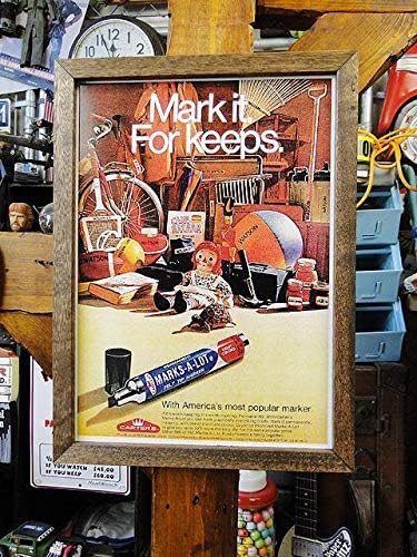 Amazon 古き良きアメリカの世界をお部屋のインテリアにポスターフレームアメリカーズマーカーラガディアン看板かわいいペン おもちゃ ホビー