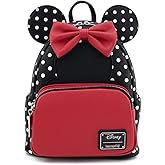 Loungefly Disney Minnie Mouse Polka Dot Womens Double Strap Shoulder Bag Purse