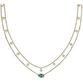 Kendra Scott Emilie Crystal Multi Strand Necklace, Fashion Jewelry for Women