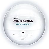 Nightball LED Volleyball - Glow in The Dark Outdoor Volleyball for Teens - Teen Gift