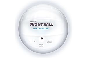 Nightball LED Volleyball - Glow in The Dark Outdoor Volleyball for Teens - Teen Gift