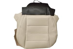 Mievlyo Driver Side Bottom Replacement Leather Seat Cover Tan Compatible with Subaru Outback Legacy 2015 2016 2017 2018 2019