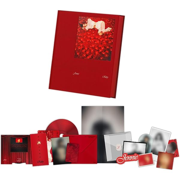 BLACKPINK JENNIE Ruby 1st Studio Album Full Set Zen Version+Jane