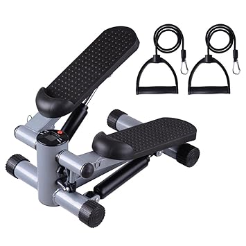 Aw Air Stair Climber Step Exercise Fitness Machine Wbands Aerobic Equipment