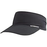 MISSION Cooling Stretchy Visor - Unisex Visor Hat for Men and Women, No Slip Band, UPF 50 Sun Protection Visor