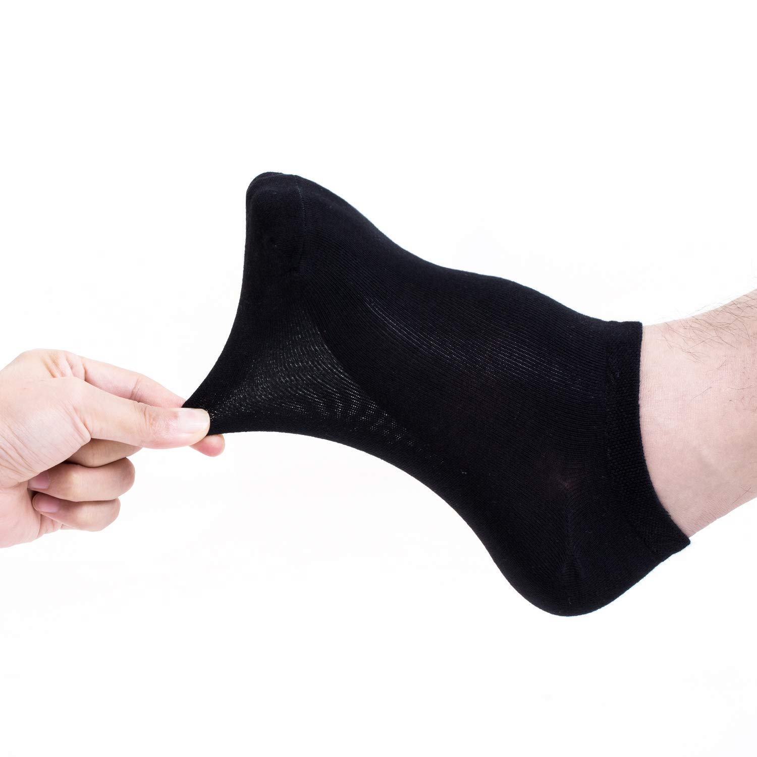 Mens Socks No Show Low Cut Invisible 8 Pack Men Non Slip Cotton Boat Liner Sneaker