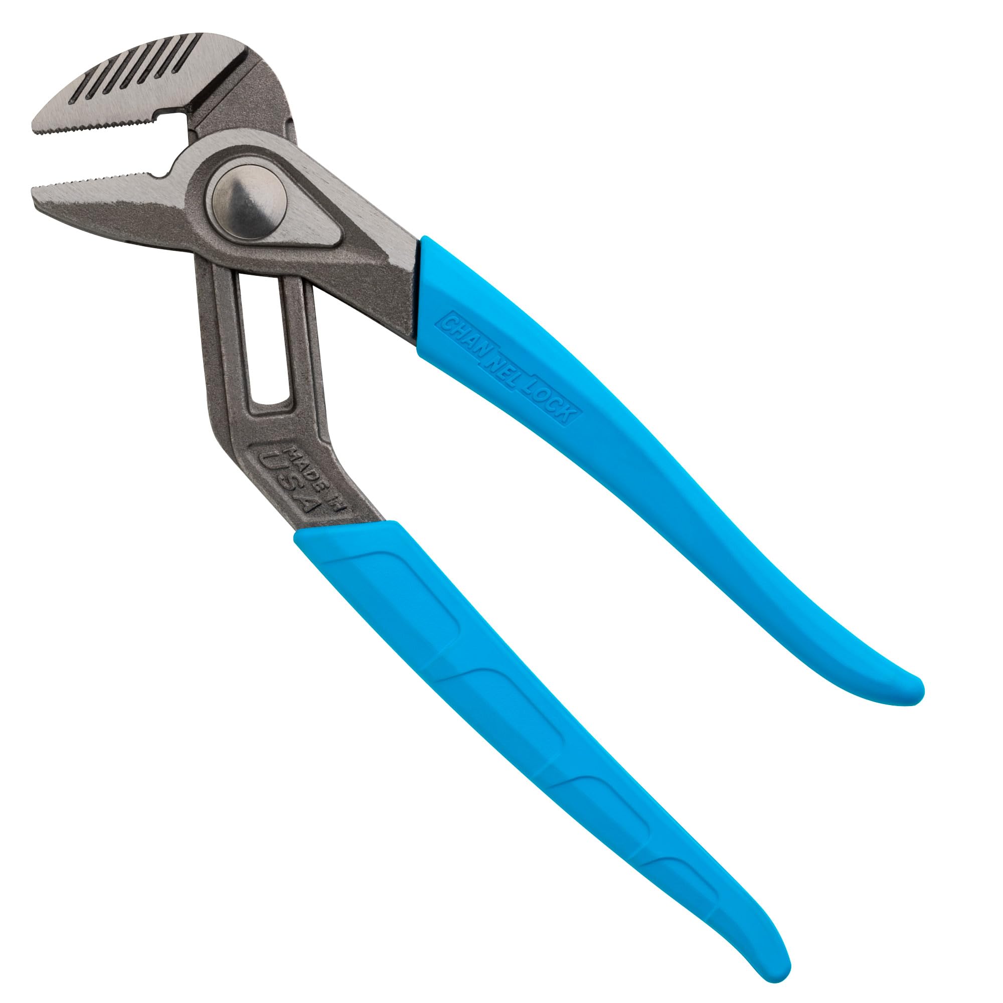 CHANNELLOCK 440X 12-inch SPEEDGRIP Straight Jaw Tongue & Groove Pliers | Made in USA | Forged High Carbon Steel
