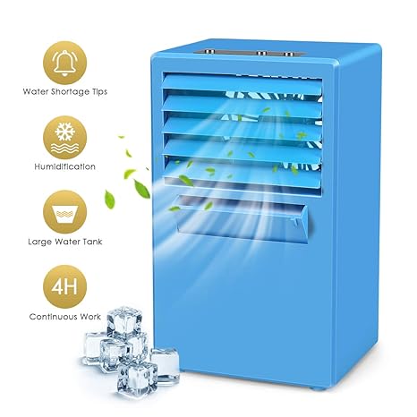 mini fan air cooler with water tray