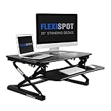 FlexiSpot Stand up Desk - 35 Height Adjustable Standing Desk Riser (Desk Riser)