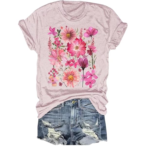 Mushroom T-Shirt for Women Funny Cute Vintage Mushroom