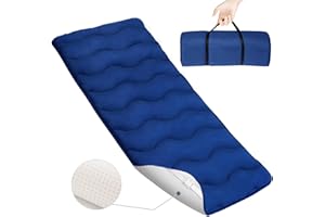 MAGIK & KOVER Cot Mattress Pad, 30"x75" Quilted Foam Camping Cot Mattress Topper with Anti-Slip Bottom, Breathable & Comfortable Cot Pads for Camping/Rv Bunk/Narrow Twin Beds, Sleeping Cot Mattress Pad Only