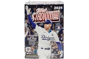 2025 Topps Stadium Club Baseball 8-Pack Blaster Trading Card Box (1 Sepia Parallel Per Box)