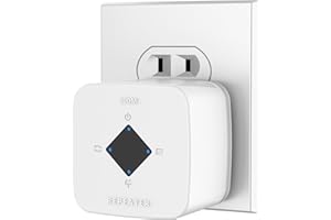 BIGTEC 2024 New Upgrade WiFi Range Extender, Coverage up to 4500sq.ft and 30 Devices, Wireless Internet Repeater and Signal Amplifier, Easy Setup White