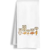 HSIASHENG Funny Bread Pun Kitchen Towels, Bread Maker Gifts Dish Towels, Gifts for Sourdough Bakers Baking Lovers Hand Tea Towel for Bakery Kitchen, 16x24 Inch