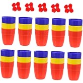 TOYANDONA Trick Cups Balls 30pcs Party Props Tools for Kids Toys for Kids Performance Magics Cup Cups and Knitted Balls Magician Prop Trick Cup Prop for Magician Party Prop