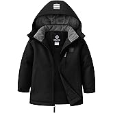 GEMYSE Kids Winter Jacket Waterproof Boys Girls Ski Jacket with Hood Windproof Warm Fall and Winter Outerwear