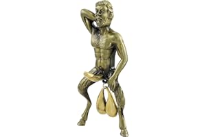 Fsocpen Door knocker,Funny Door Knocking,Man Ball Door Knocker,Knocking Ornaments Home Decoration Hardware Accessories for Door Wall