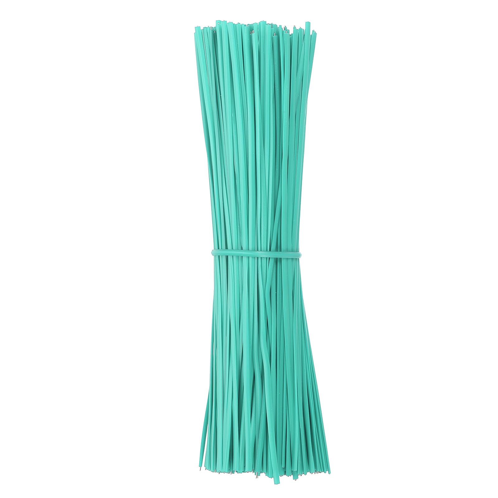 PATIKIL Plastic Twist Ties, 300 Pcs 6 Inch Reusable Cable Ties, 0.08 Inch Wide Bag Coated Ties for Household and Office Use, Light Green