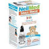 NeilMed Pediatric, Bottle Kit for Saline Nasal Rinse (304), 8 Piece Set