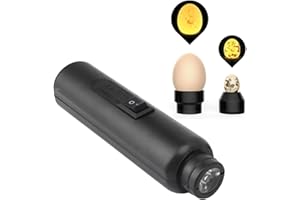 Topyond Egg Candler for Chicken Eggs - Stable USB ABS Cold Light LED Egg Tester for Goose, Chicken, Duck Eggs - Essential Egg Incubator Accessory - Reliable Egg Candling Light