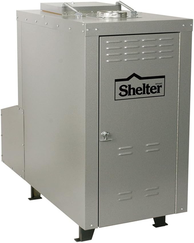 Shelter SF3048 180000 BTU Outdoor Wood Coal Burning Forced Air Furnace