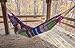 FMS Extra Large Brazilian Mayan Hammock Portable Single or Double Hammock Handmade with 100% Soft Cotton (Tropical Multicolor) by Ravenox