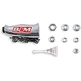B&amp;M 80658 Brushed Aluminum T-Handle Shifter Grip with Button and SAE Thread Inserts