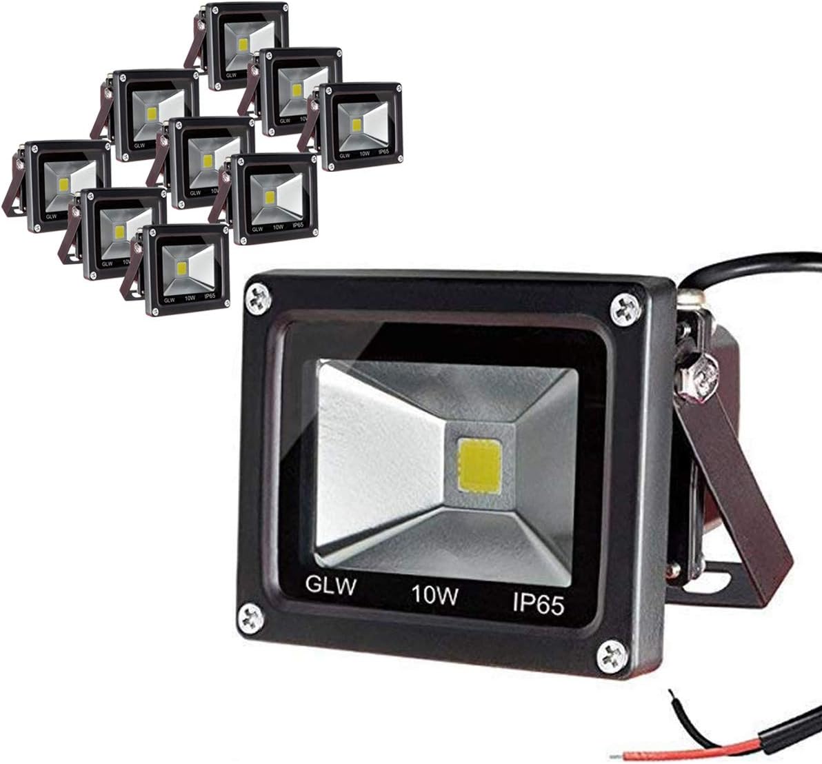 GLW 10W Led Flood Light 12V Ac or Dc Warm White Waterproof