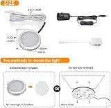 Vlio Under Cabinet Light Kit LED Puck Lights 7.5W 750LM Warm White Set of 3 view 2
