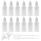 Burry Life Science 12PCS 20ML White Plastic Empty