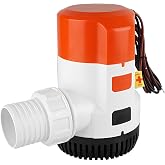 SEAFLO 13A Series 4700 GPH Non Automatic Bilge Pump - 12V, Marine Submersible Boat Pump, 21 ft Head, 1 in + 1 1/8 in Outlet, Anti Airlock, Cartridge Motor Design, 4 Year Warranty