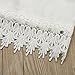 Kids Baby Girls White Off Shoulder Lace Dress Toddler Girls Summer Linen Tops Clothes (0-6 Months, Lace White)