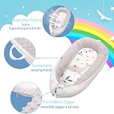 EAQ Baby Lounger Nest for Co Sleeping 0-12 Months 100% Cotton Fish view 3