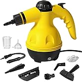 Handheld Steam Cleaner for Home, Powerful Pressurized Steam Cleaner Natural Steamer for Cleaning Car, Bathroom, Shower, Upholstery, Grout, Window, Grease