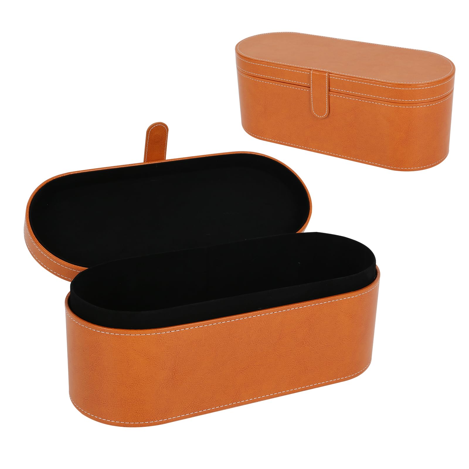 Hard Case compatible with Dyson Supersonic Hair Dryer & Accessories Set,maxant PU Leather Hard Box Portable Storage Organizer Bag Portable Travel Hair Dryer Storage Box