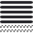 5 Pack of 1U Blank Panel - Metal Rack Mount Filler Panel Mount Panel Spacer for 19in Server Rack Cabinet or Enclosure, Black
