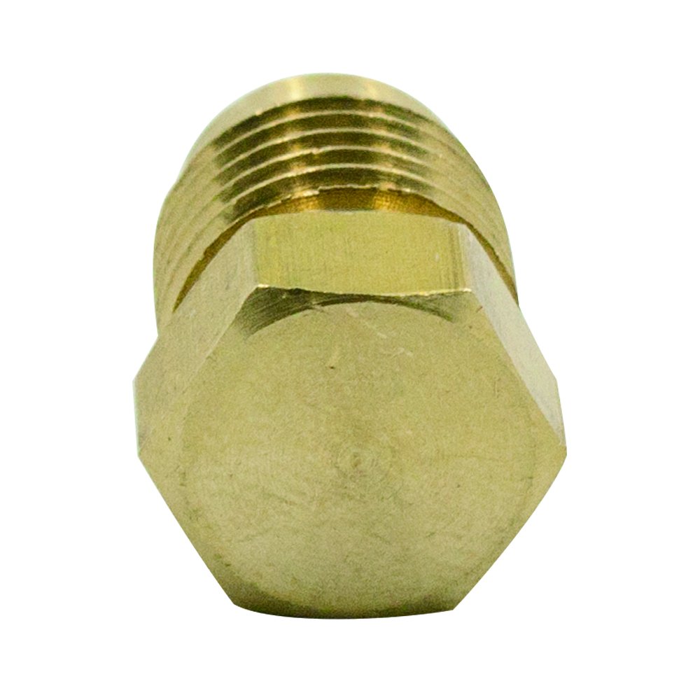 SAE 45 Degree Flare Plug 1/4 Tube OD（5 pcs） Legines Brass Tube Fitting