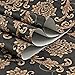 Nice Houzz Damask Wallpapers Gold Black Victorian Embossed Non-Woven Wall Paper for Living Room,Bedroom,Bathroom