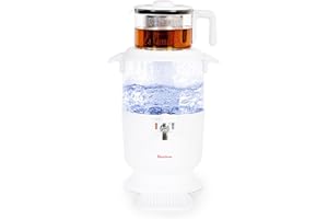 Bariton Electric Samovar 3.3L Turkish style great for tea lover (WHITE)
