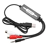 USB Audio Capture Recorder Card Converts Turntable