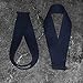 Serious Steel Heavy-Duty Olympic Straps | Made in U.S.A | Sold as Pair! (Olympic Black)