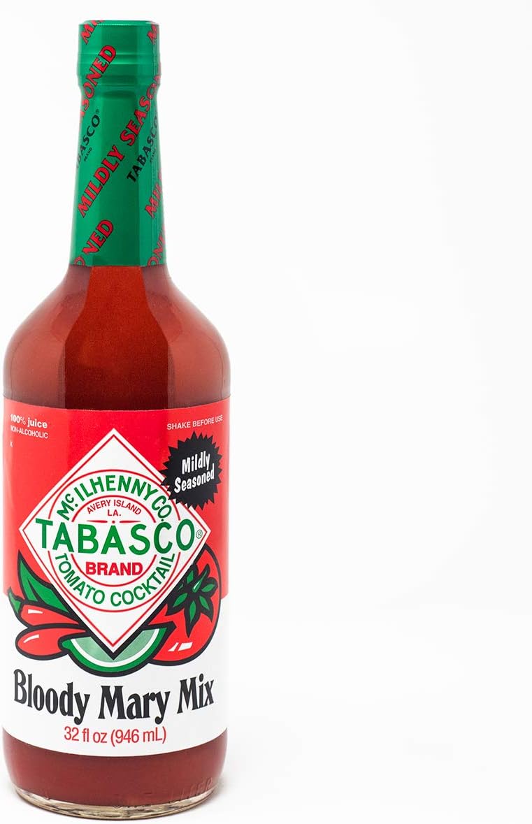 Tabasco Extra Spicy Bloody Mary Mix 32 Ounce (Pack Of 6)
