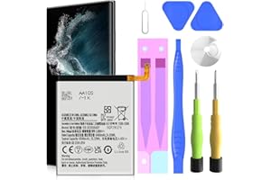 HUAENG Galaxy S22 Ultra Battery, Upgrade 6500mAh EB-BS908ABY Super High Capacity Li-ion Replacement Battery for Samsung Galaxy S22 Ultra 5G SM-S908U with Replacement Tool Kits