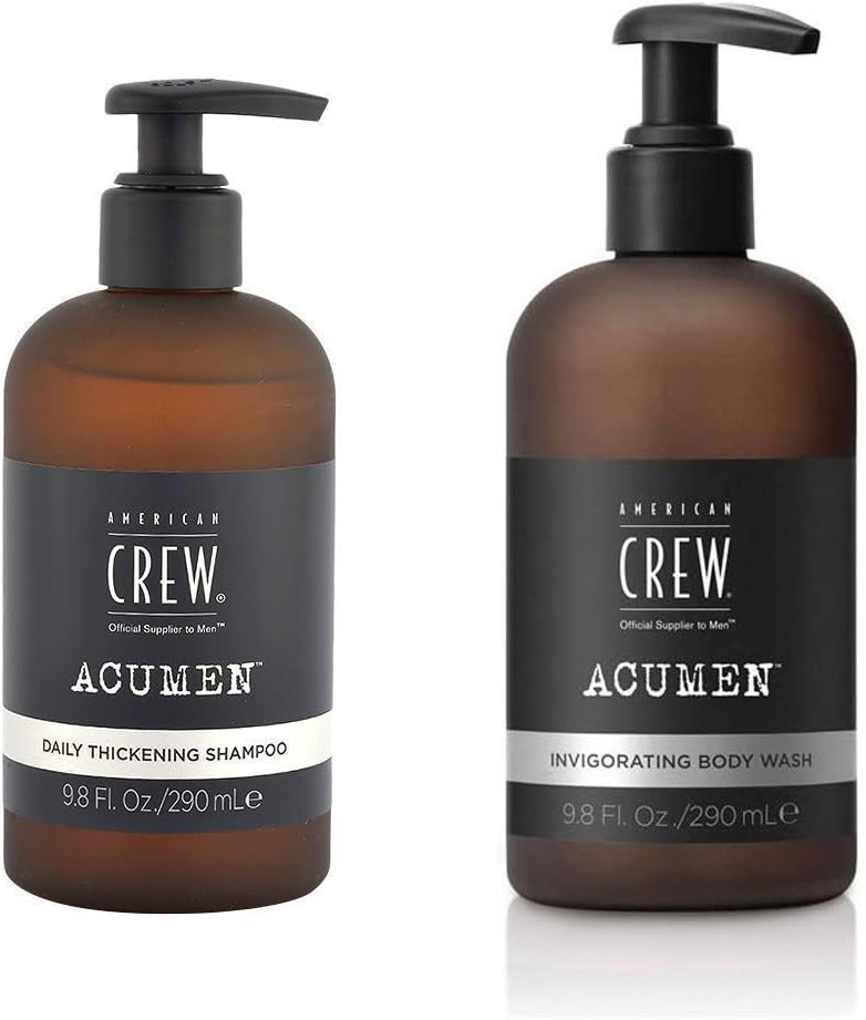 American Crew ACUMEN Daily Thickening Shampoo, 290 ml + ACUMEN