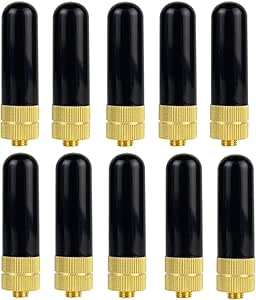 Retevis 2 Way Radio Antenna, High Gain Long Range SMA-F Antenna for BaoFeng UV-5R BF-888S UV-82 UV5RA Retevis RT-5R RT5 RT6 RT29 Arcshell AR-5 Walkie Talkies UHF/VHF Antenna (10 Pack)