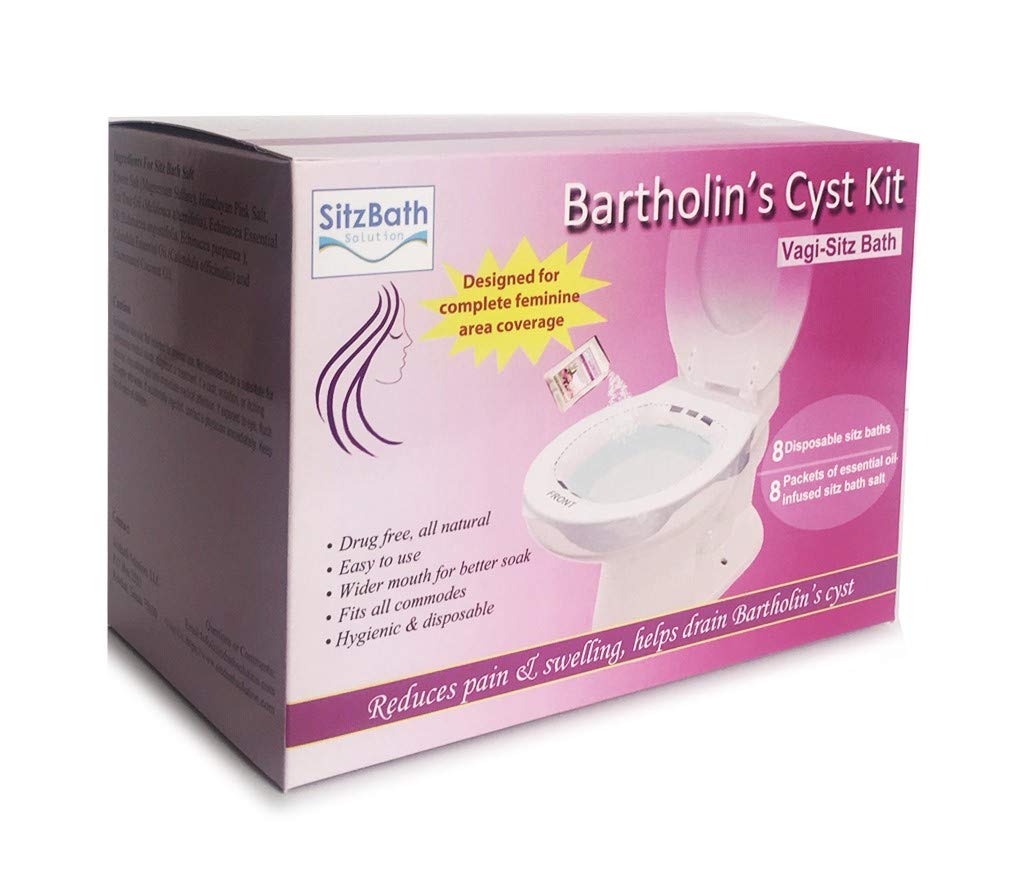 Bartholin Cyst Sitz Bath Kit. Reduces Pain And Swelling, Helps Drain