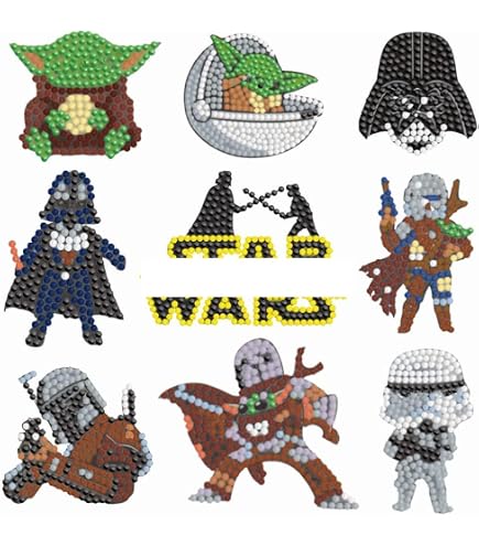 5D DIY Diamond Painting Kit - Master Yoda Full Round Drill Art, 25x35 Cm, Home Wall Decor For Adults - View #9