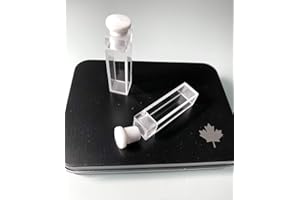 ALPHA NANOTECH INC. Alpha Nanotech UV Quartz Cuvettes with PTFE Stoppers (3.5 ml, Two Polished Sides, Qty: 1)