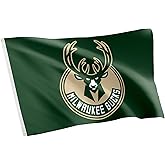 Desert Cactus Milwaukee Bucks Flag NBA 100% Polyester Indoor Outdoor 3x5 feet National Basketball Association Team Flags (Flag #2)